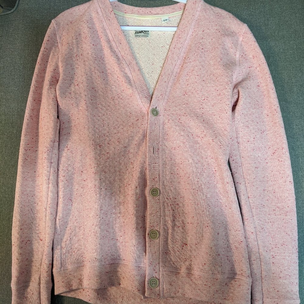 Naked & Famous Tsuri Knit Cardigan Sweater Size S